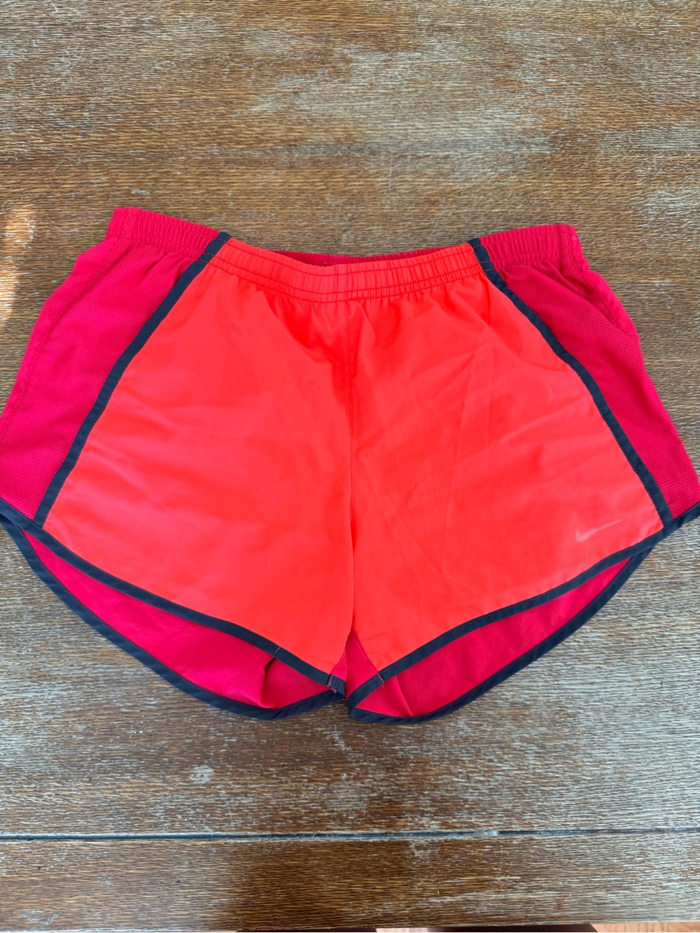 Nike Women’s Bright Red and Hot Pink Athletic Shorts